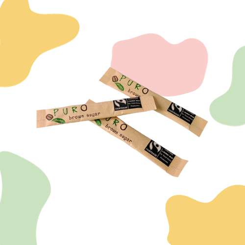 Puro | 1000x Cane Sugar Stick | Organic & Faire trade