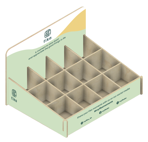 Empty Snack Display